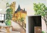 Холл. Пейзаж с замком. Частный дом. с.Дмитровка. 